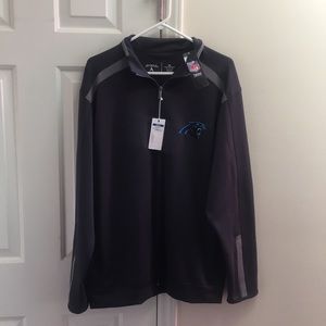 Panthers full zip flight jacket sz. XL